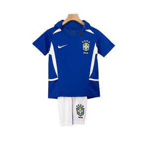 Conjunto Infantil Retrô - Brasil 2002 II Visitante