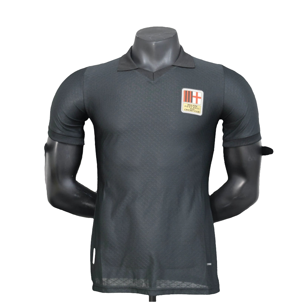 Camiseta AC Milan 25/26 Edición 125º Aniversario - Negra - Versión Jugador