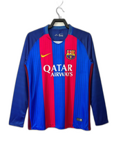 Camiseta Barcelona 16/17 I Casa - Manga Larga Versión Retro