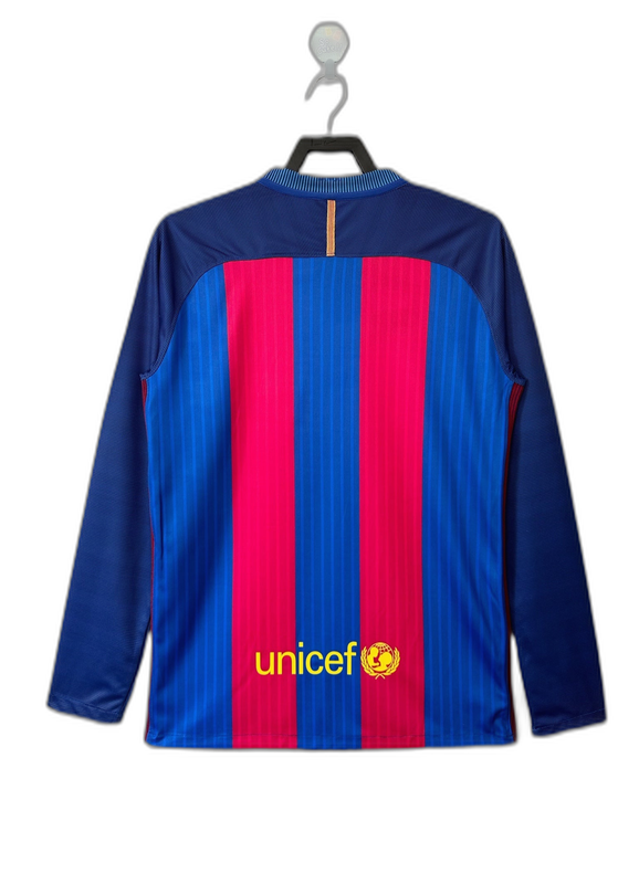 Camiseta Barcelona 16/17 I Casa - Manga Larga Versión Retro